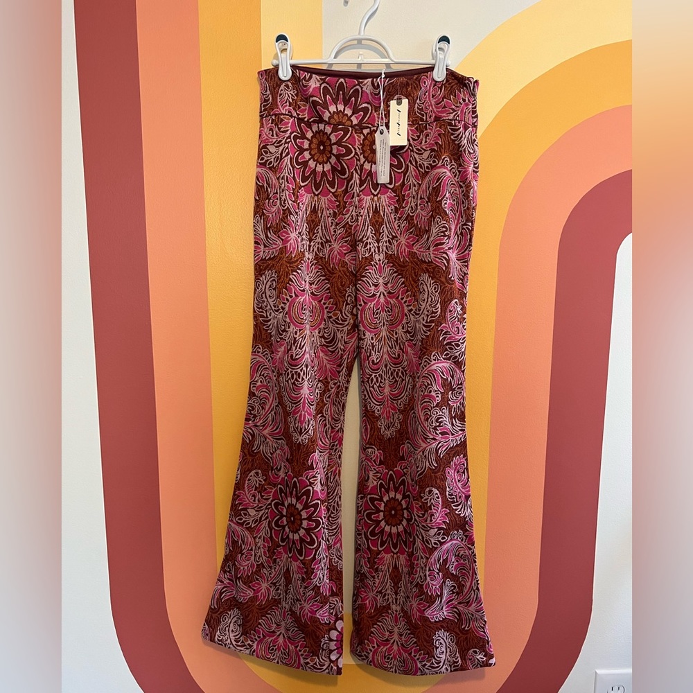 Anthropologie Maeve flare pants NWT